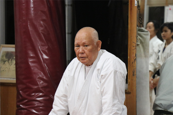 Portrait of Yoshimasa Kakazu, Okinawan karate master